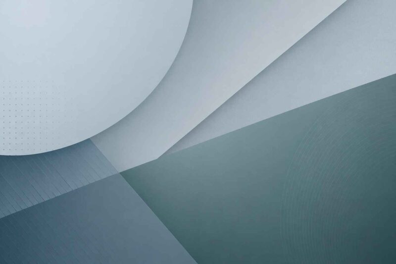 Minimal abstract gradient artwork in blue‑gray and teal, symbolizing practical, real‑world design thinking.